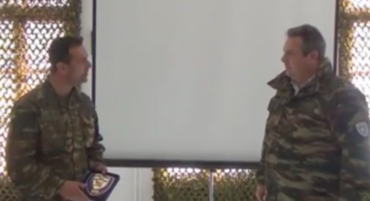 Ο στρατιωτικός που συγκλόνισε τον Καμμένο – ΒΙΝΤΕΟ