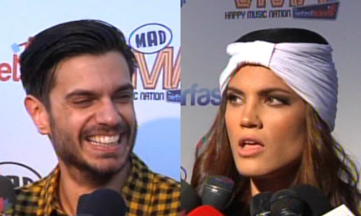 Η συνάντηση του Μύρωνα Στρατή και της Μαίρης Συνατσάκη στα MAD VMA!