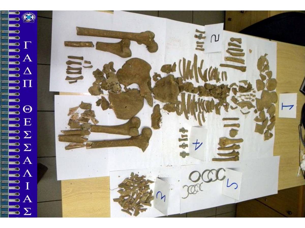 Καλαμπάκα: Δίπλα στα ανθρώπινα οστά βρήκαν αρχαία κοσμήματα