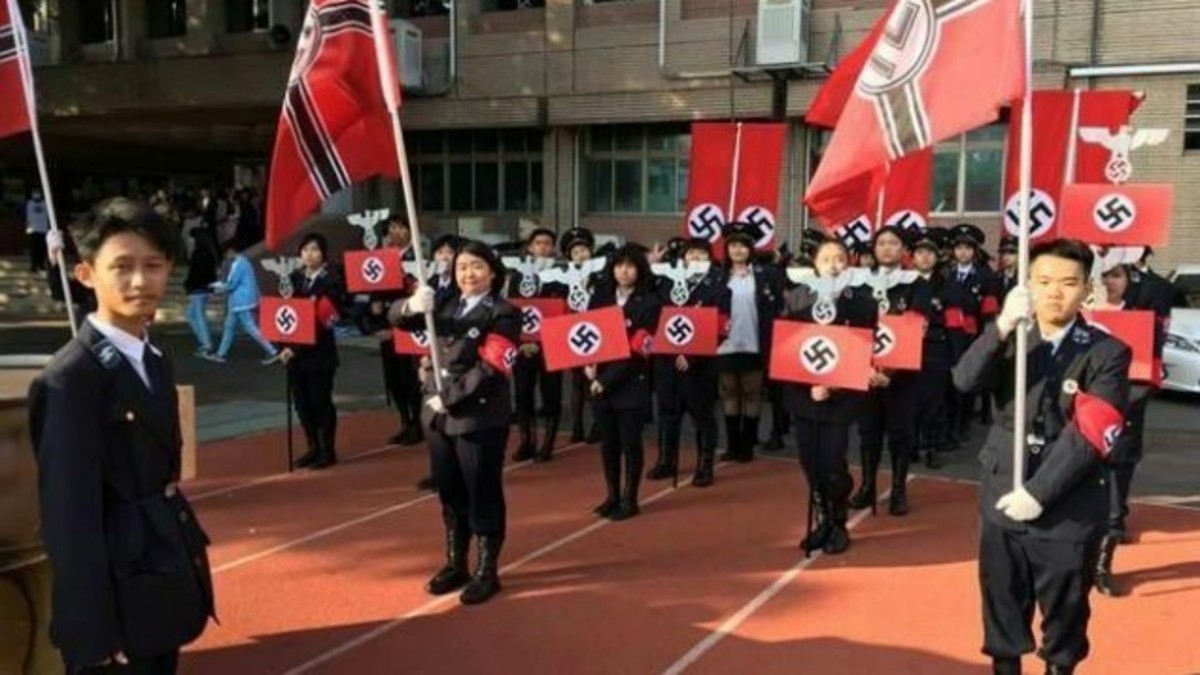 Μαθητές στην Ταϊβάν παρήλασαν ντυμένοι ναζί!