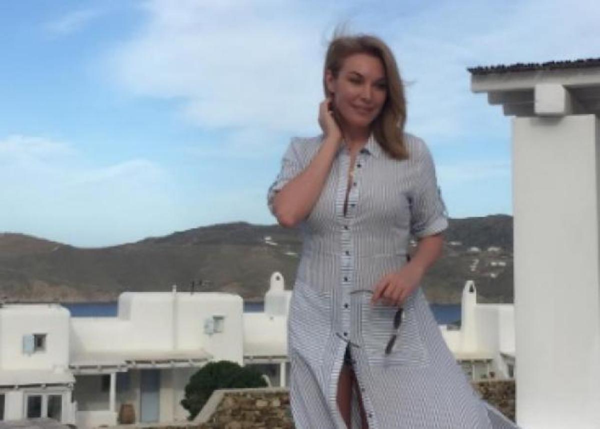 Τατιάνα Στεφανίδου: Γιατί βρέθηκε το Σαββατοκύριακο σε νησί των Κυκλάδων; [pics]
