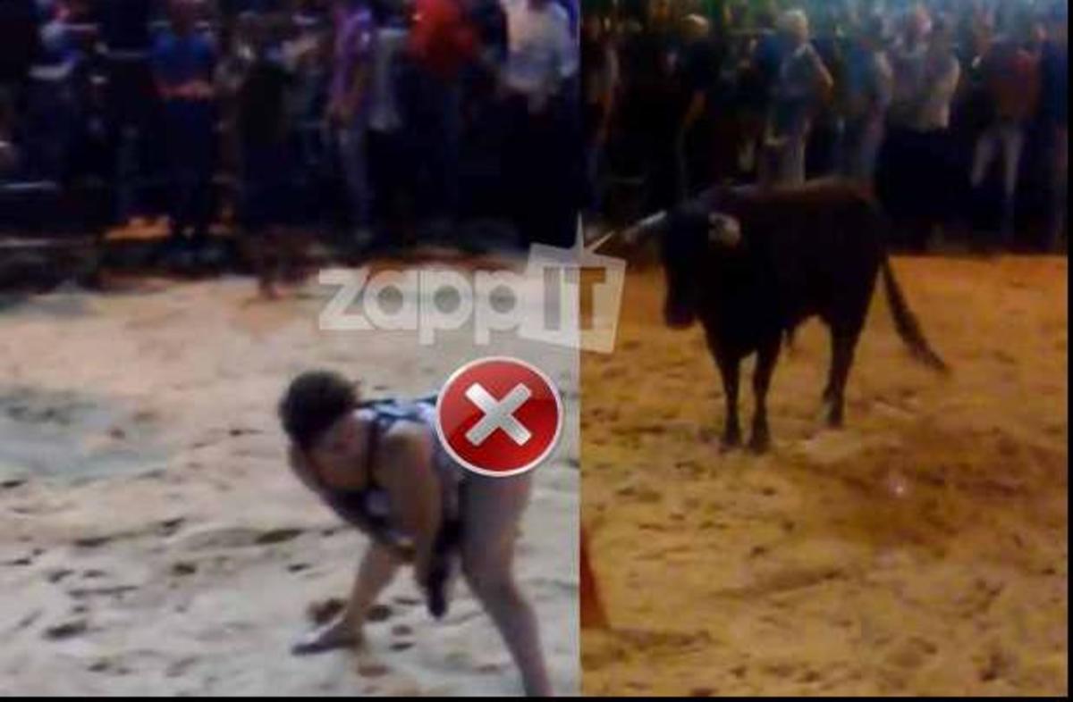 ΑΠΙΣΤΕΥΤΟ! Μια γυναίκα τα έβαλε με έναν ταύρο με σεξιστικό τρόπο!