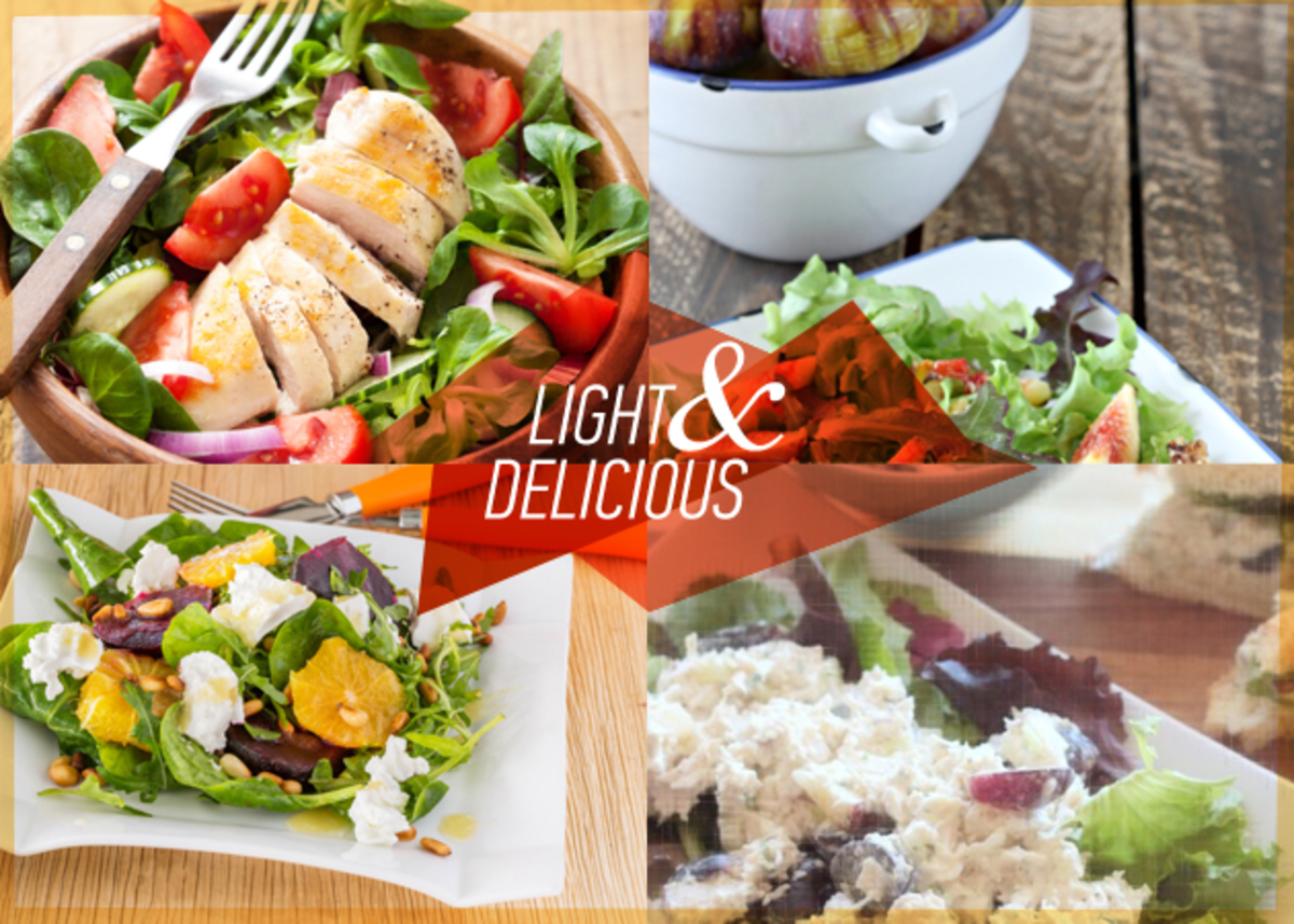 Δέκα light σαλάτες που δεν ξεπερνούν τις 300 θερμίδες