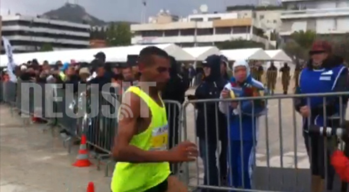 Ο πρώτος τερματισμός στο Μαραθώνιο