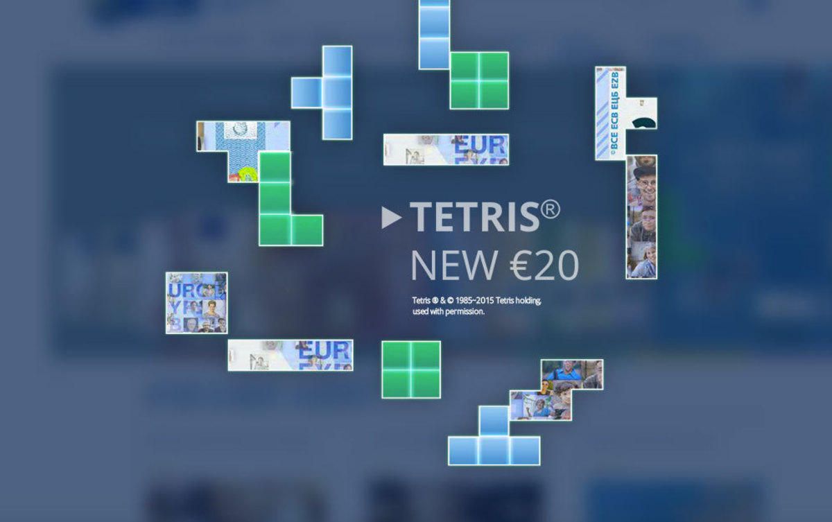 Ανακαλύψτε το νέο 20ευρω παίζοντας… Tetris!