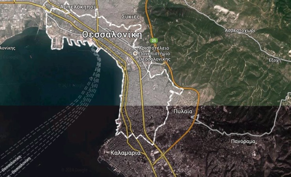 Στoυς χάρτες της Google η Θεσσαλονίκη