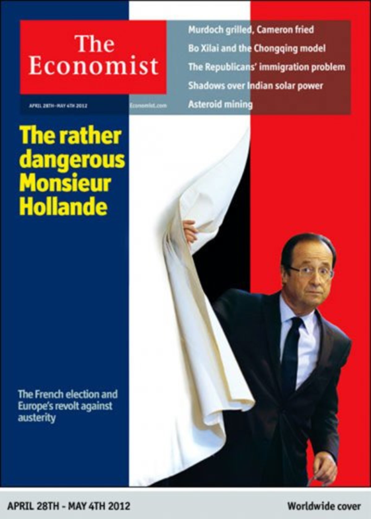Οργή Ολάντ για τον Economist! Το περιοδικό τάχθηκε υπέρ του Σαρκοζί