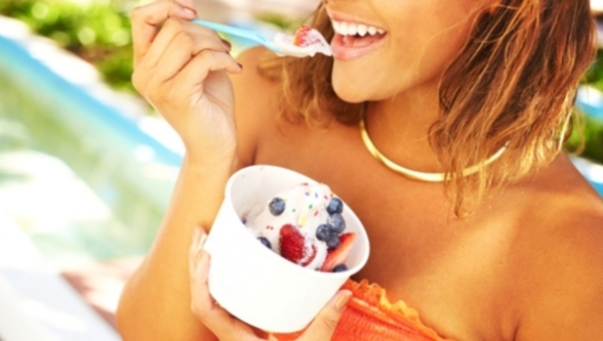 Το πιο απλό σπιτικό frozen yogurt με 158 θερμίδες!