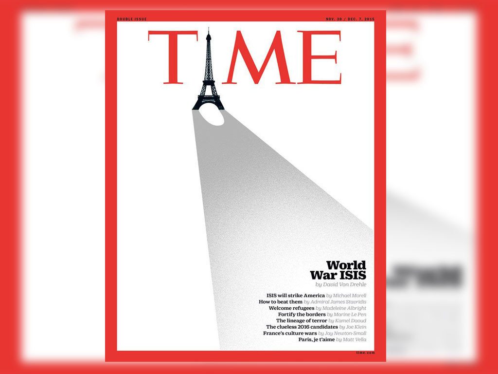 Το εκπληκτικό εξώφυλλο του Time αφιερωμένο στο Παρίσι