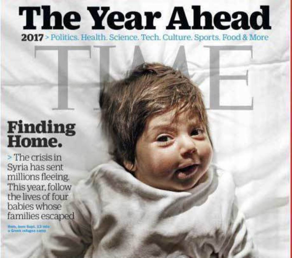 Τέσσερα νεογέννητα προσφυγόπουλα που γεννήθηκαν στην Ελλάδα εξώφυλλο στο TIME!