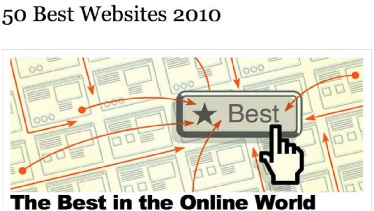 Αυτά είναι τα 50 καλύτερα sites του 2010 σύμφωνα με το περιοδικό Time!