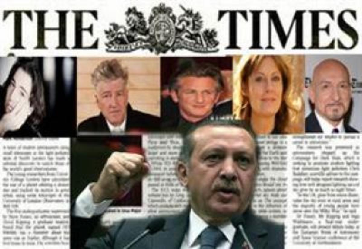 Δημοσίευση “κόλαφος” στους Times – 30 καλλιτέχνες εναντίον του Ερντογάν