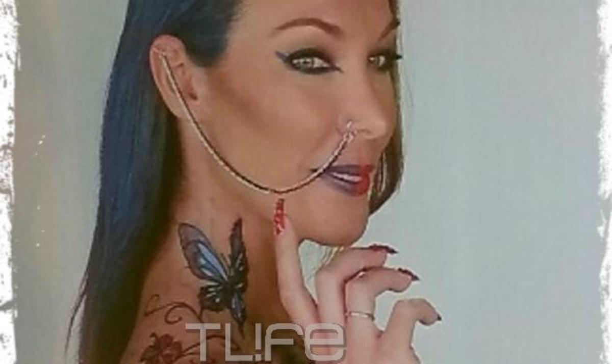 Δες την Τατιάνα Στεφανίδου με tattoo και piercing!