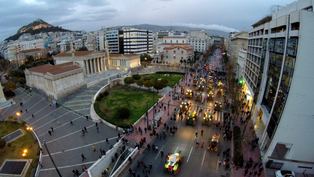 Η κάθοδος των τρακτέρ στην Αθήνα την Παρασκευή! Φωτό: Eurokinissi
