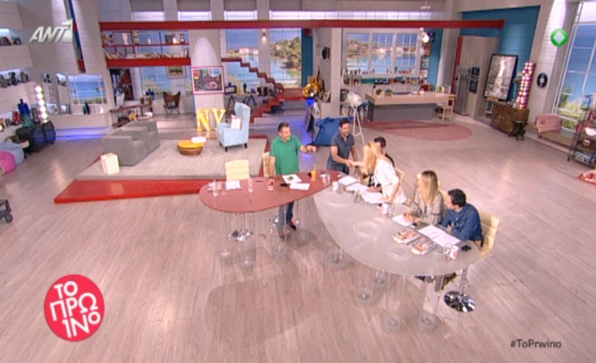 Ο Δημήτρης Ουγγαρέζος επέστρεψε στο πρωινό και όλοι έκαναν μια θέση πιο αριστερά…