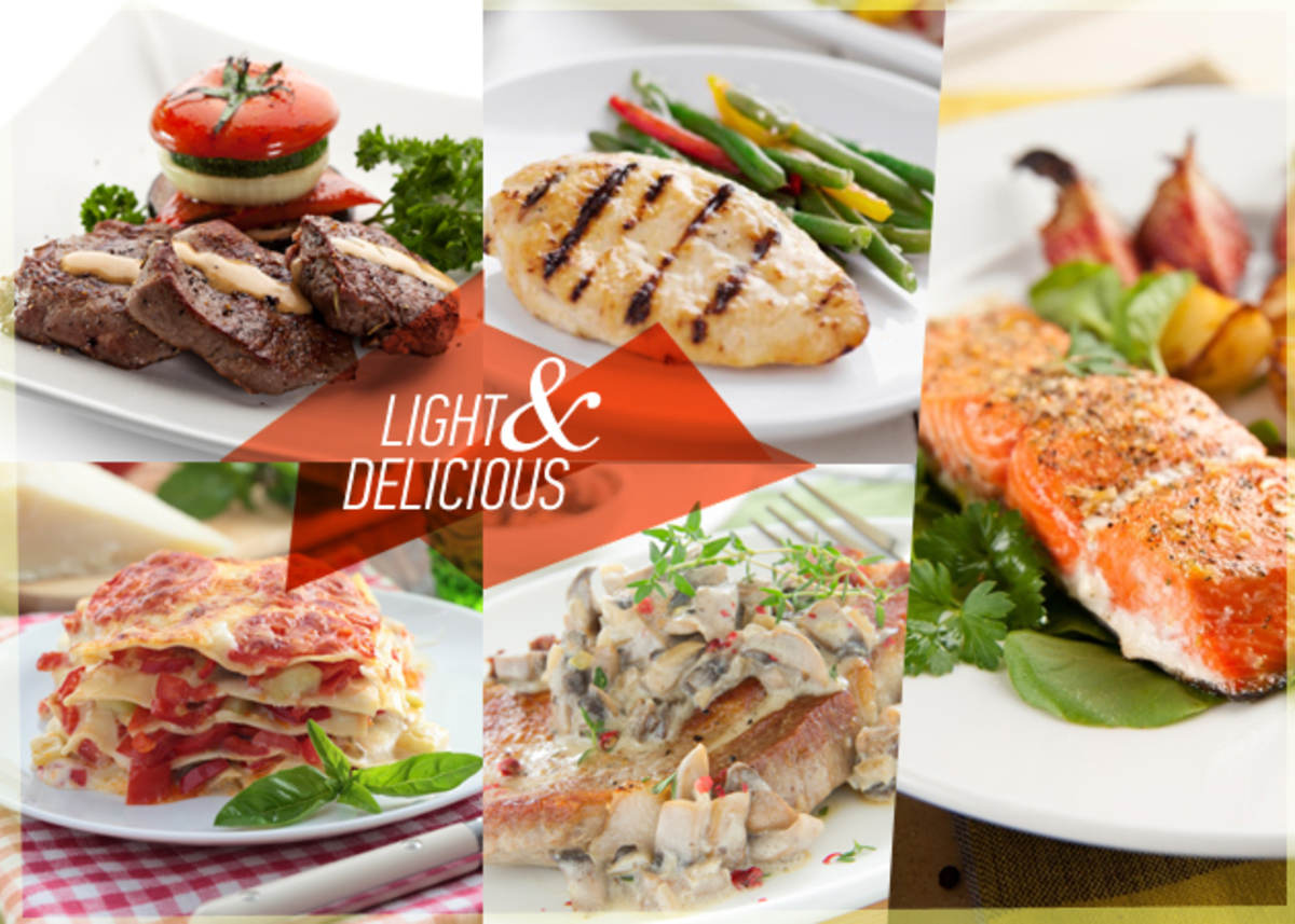 5 μενού 3 πιάτων για ένα light γεύμα μέχρι 600 θερμίδες!