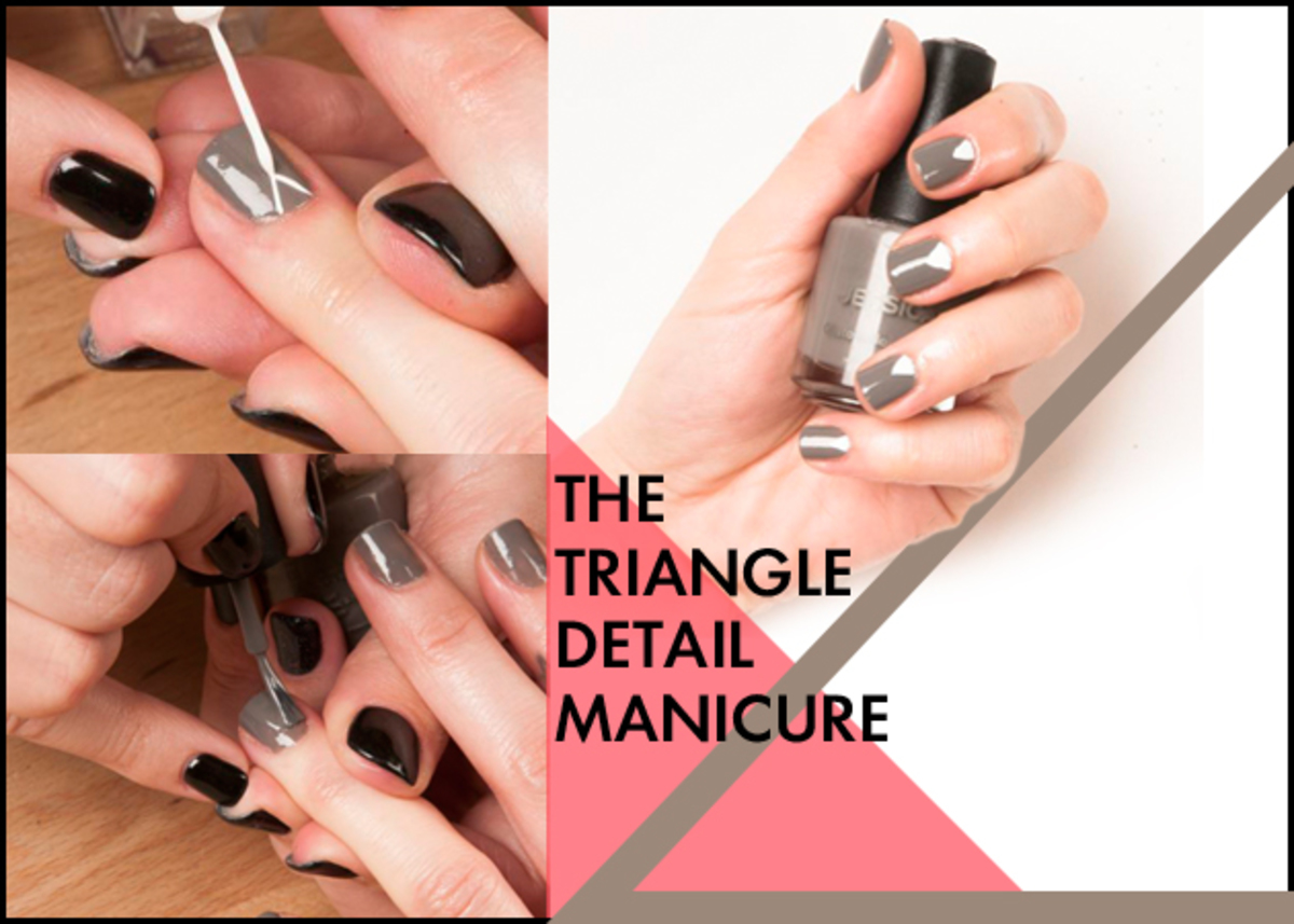 Πώς να κάνεις μόνη σου το triangle detail manicure!