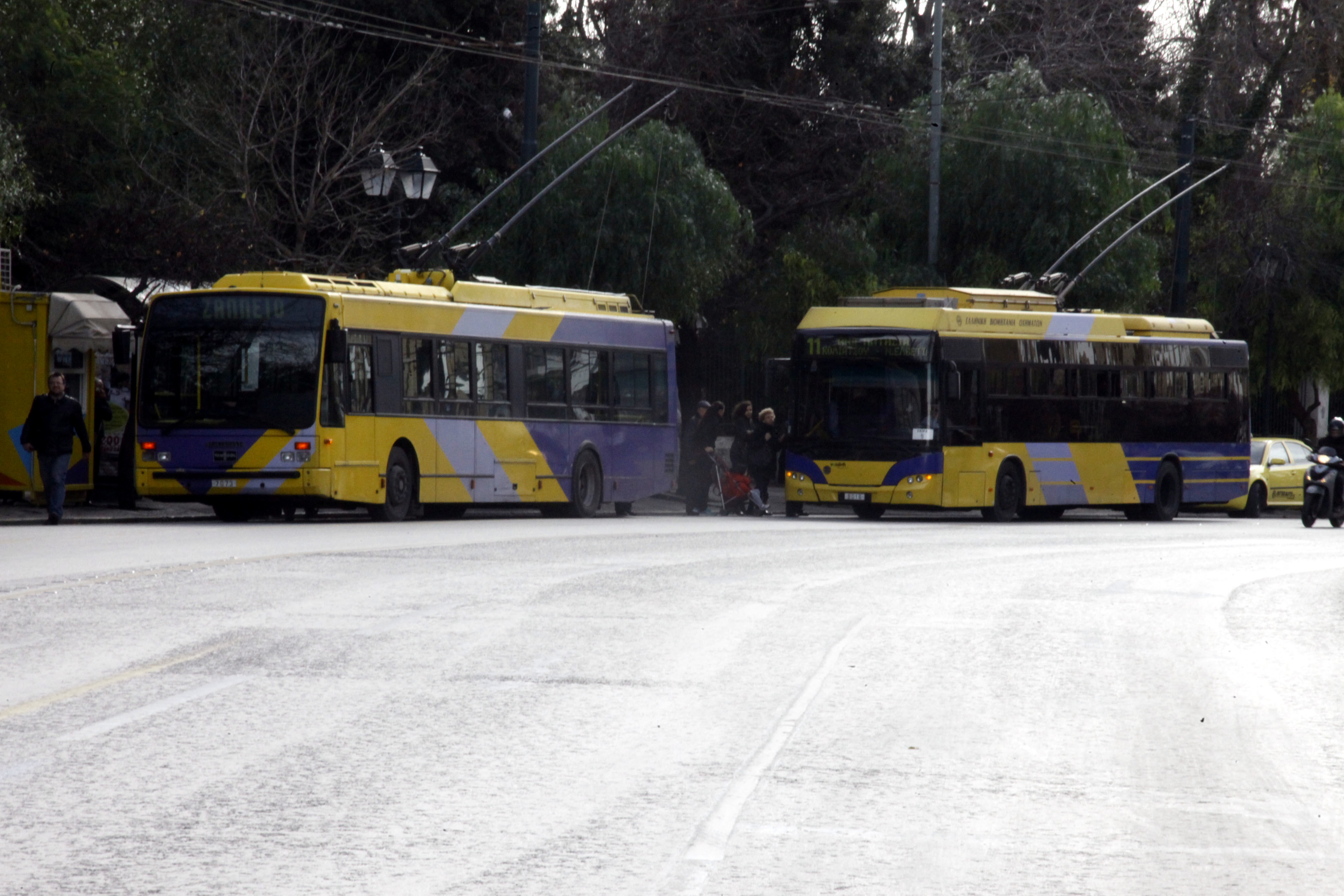 Χωρίς τρόλεϊ για τέσσερις ώρα η Αθήνα