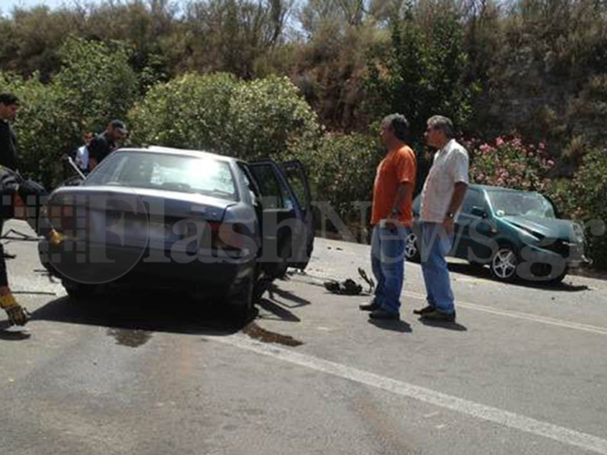 Χανιά: Μετωπική με τρεις τραυματίες – Χαροπαλεύει ο ένας