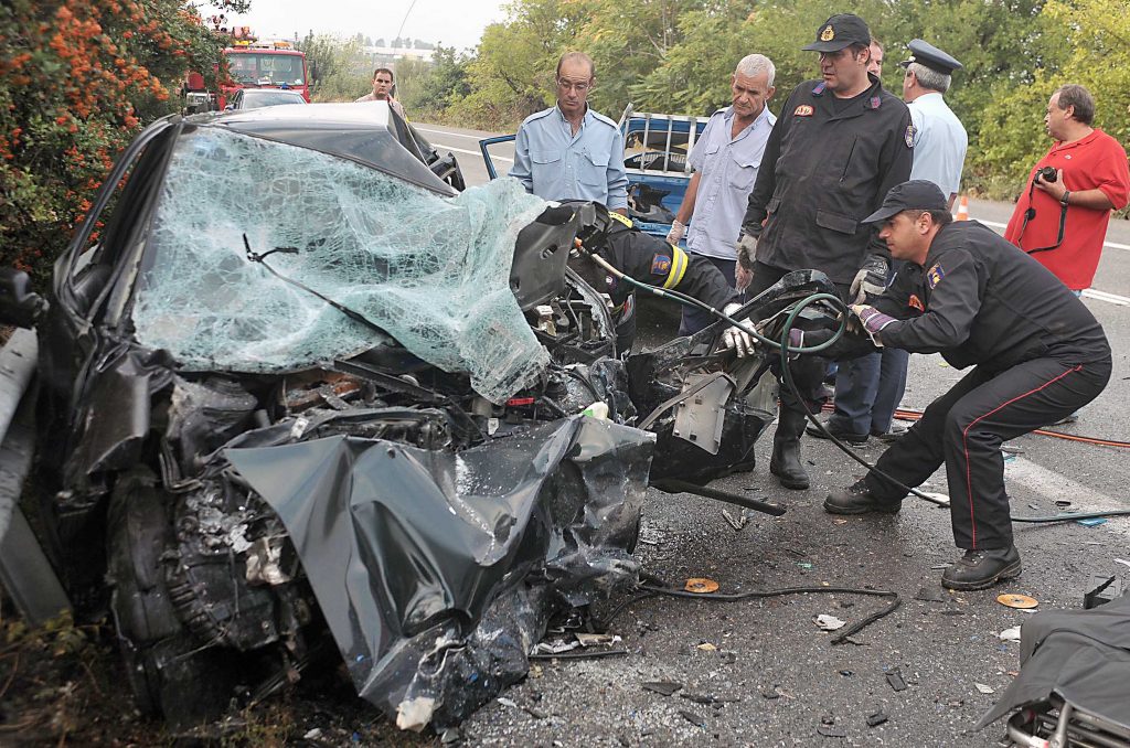 Τροχαίο δυστύχημα κοντά στο νοσοκομείο της πόλης - ΦΩΤΟ EUROKINISSI
