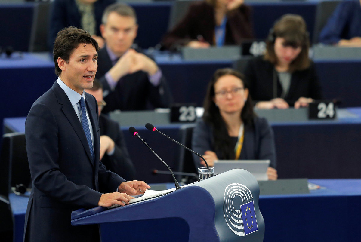 Αποθέωσε την ΕΕ και αποθεώθηκε – Ο Τριντό μάγεψε στο ευρωκοινοβούλιο
