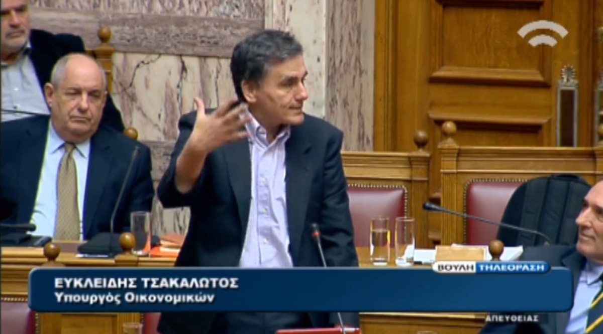 Βουλή: Τσακαλώτος με Παφίλη