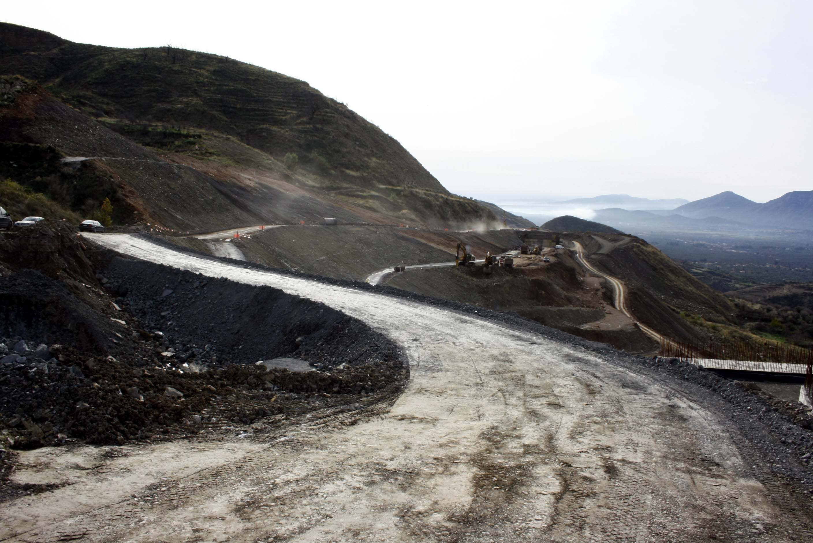 Στις 21/12 στην κυκλοφορία ο δρόμος στην Τσακώνα