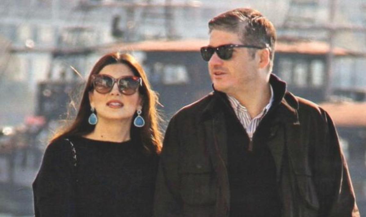 Σταματίνα Τσιμτσιλή: Χέρι χέρι με τον σύζυγό της στη Θεσσαλονίκη