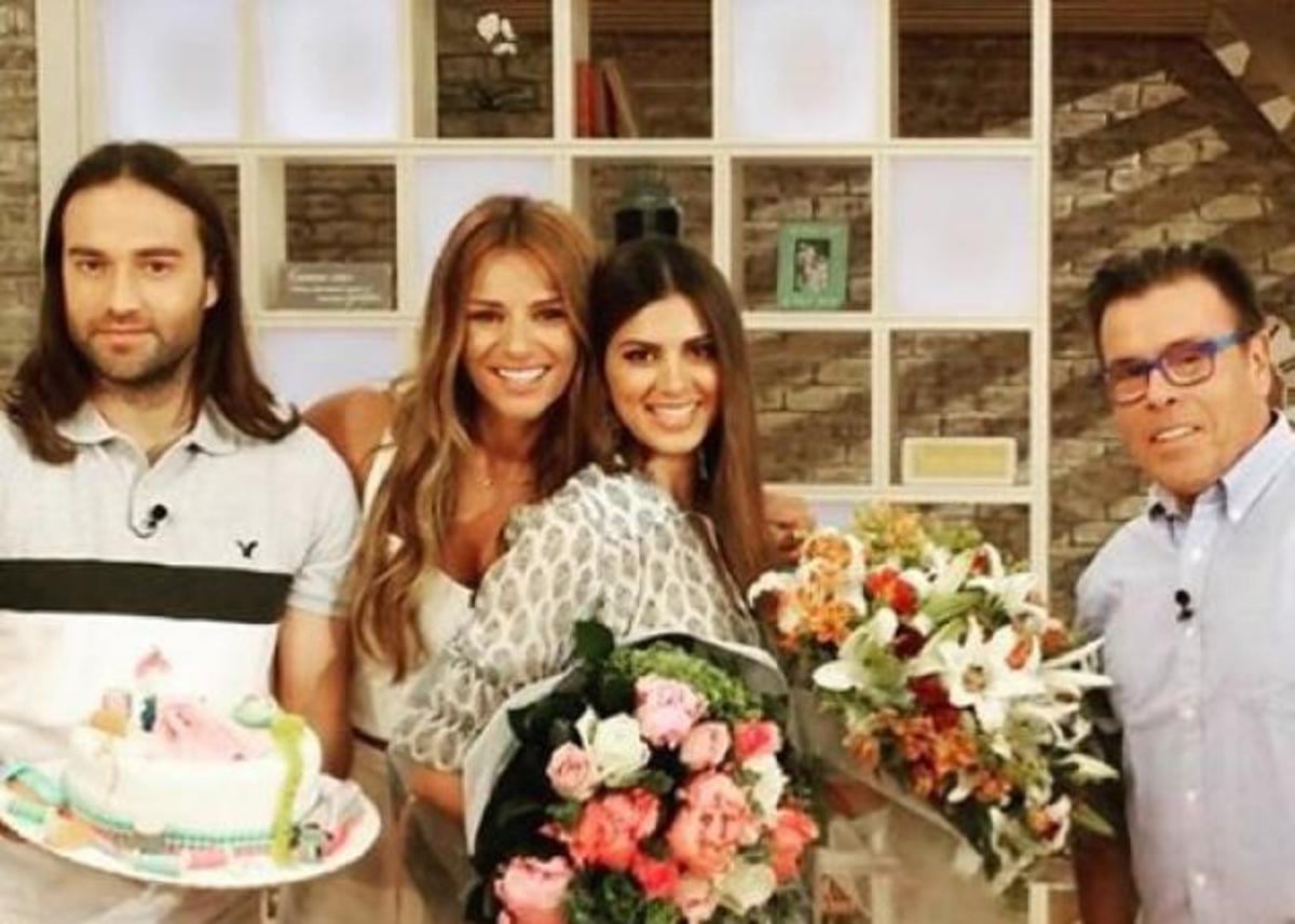 Σταματίνα Τσιμτσιλή: Γιόρτασε τα γενέθλιά της στο πλατό! Φωτογραφίες και video