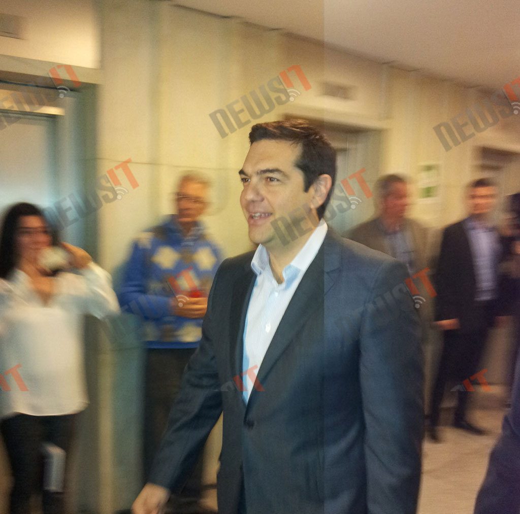 O κ. Τσίπρας φτάνει στο Υπουργείο Προστασίας του Πολίτη