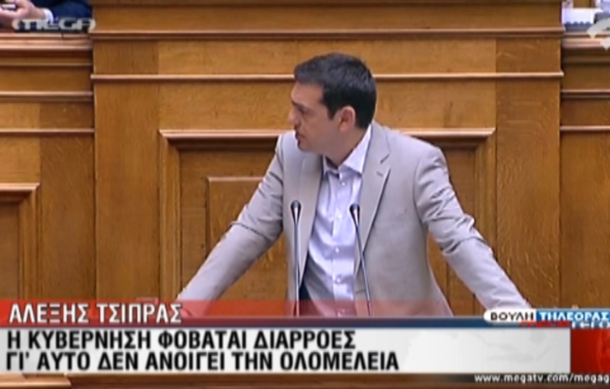 Τσίπρας:”Μας φοβάστε και ξεπουλάτε”