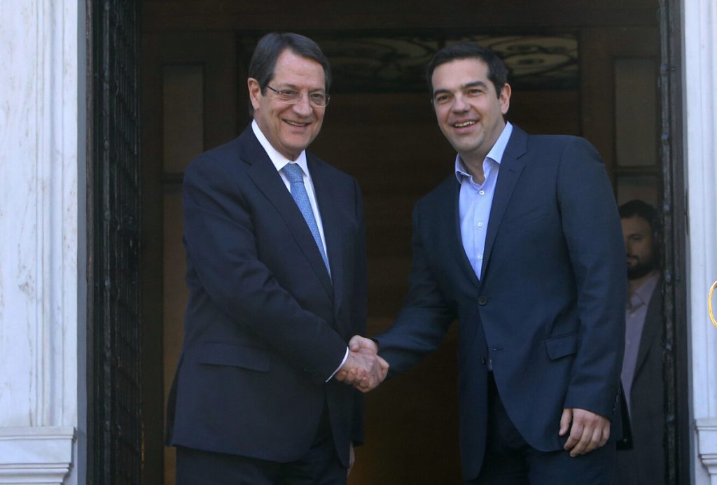 Στην Αθήνα ο Αναστασιάδης για την τριμερή Ελλάδας – Κύπρου – Αιγύπτου