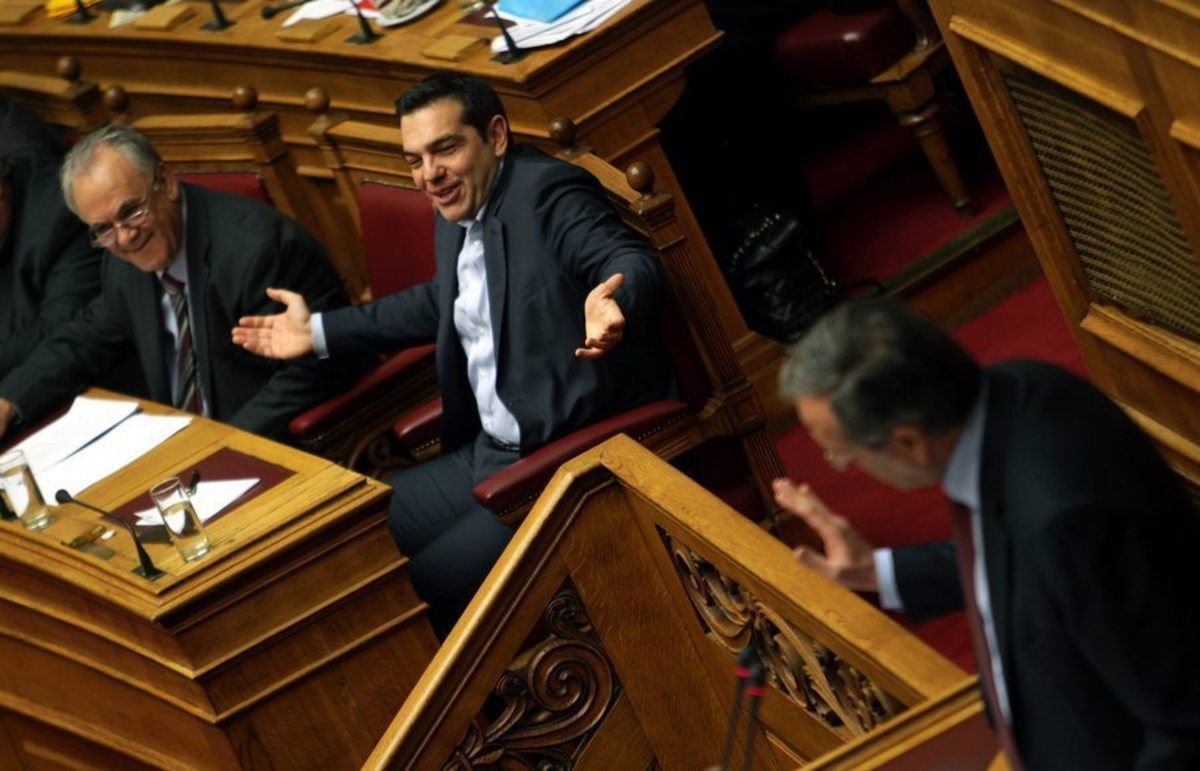 Πως αντέδρασε ο Τσίπρας στο “ουάου” του Σαμαρά (ΦΩΤΟ)