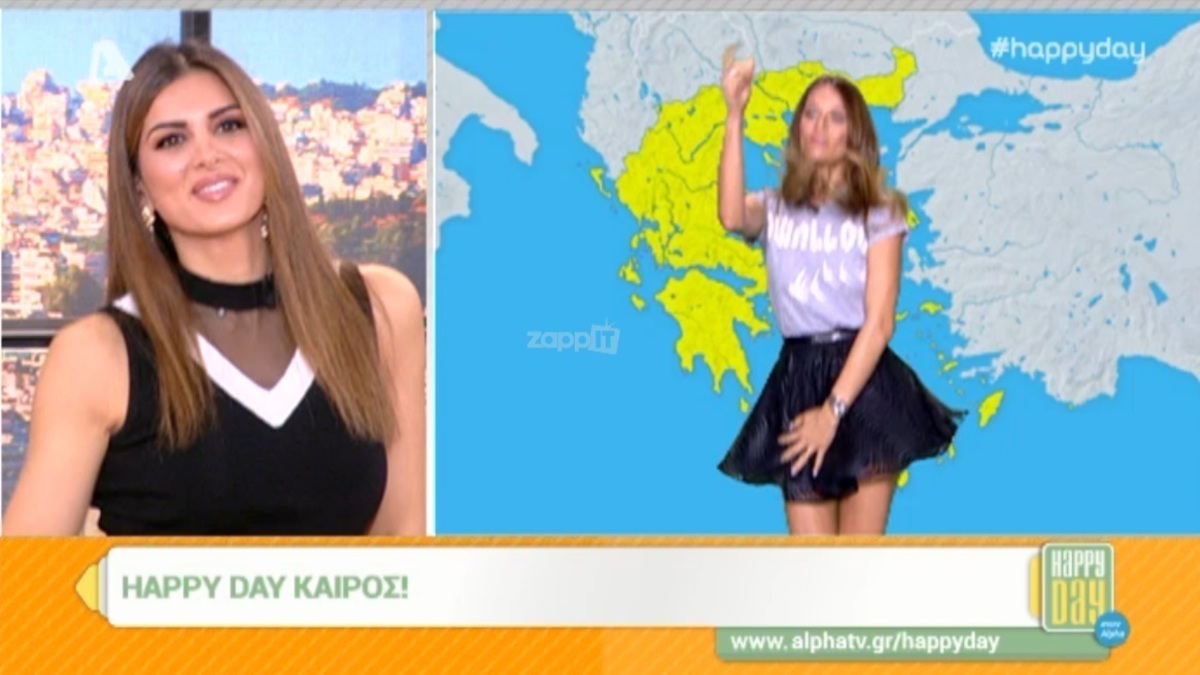 Χαμός με το καυτό μίνι της Τσολάκη στον καιρό! Όταν άρχισε να χορεύει…