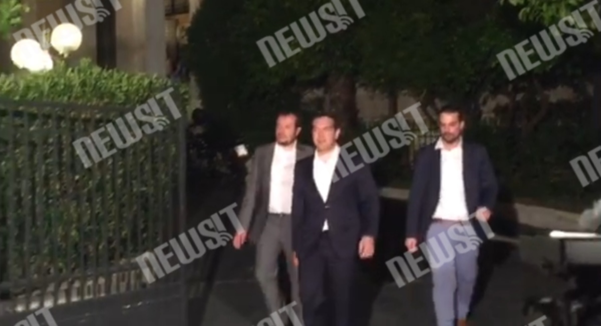 Τσίπρας στο Προεδρικό Μέγαρο