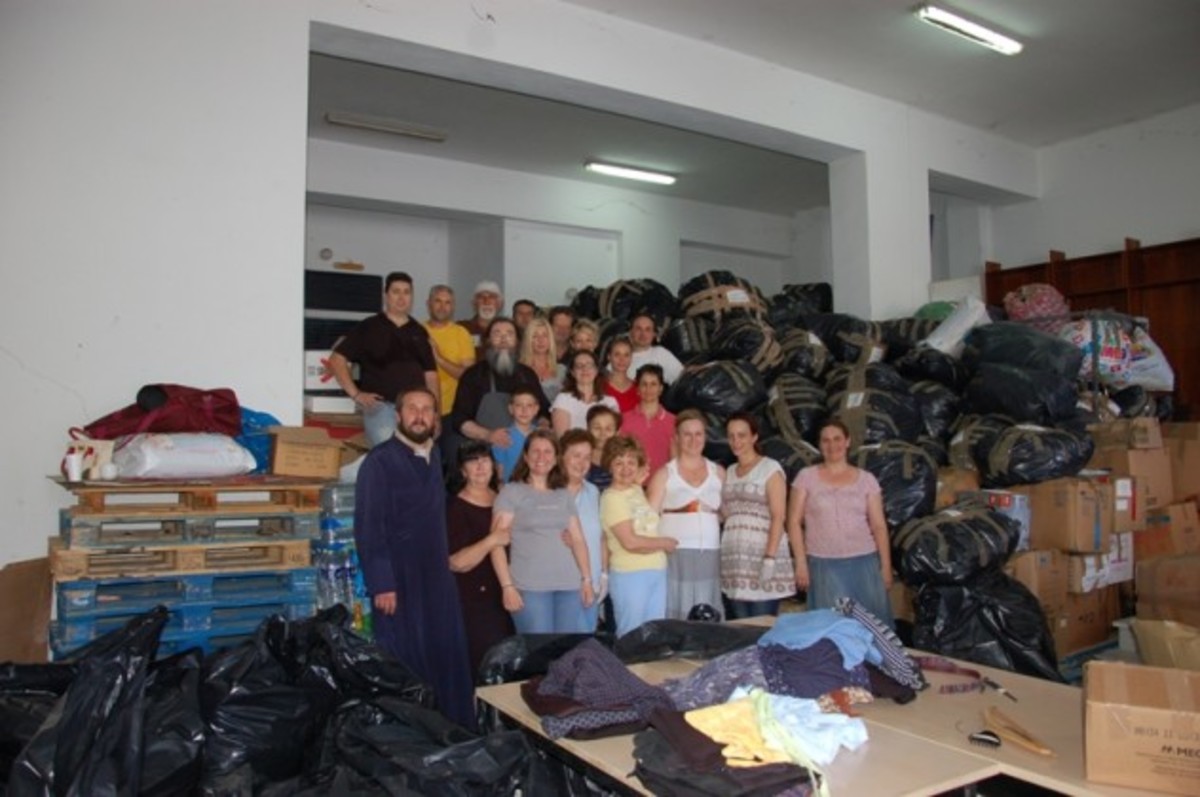 4 τόνοι τροφίμων στη Βοσνία από την Μητρόπολη Δημητριάδος