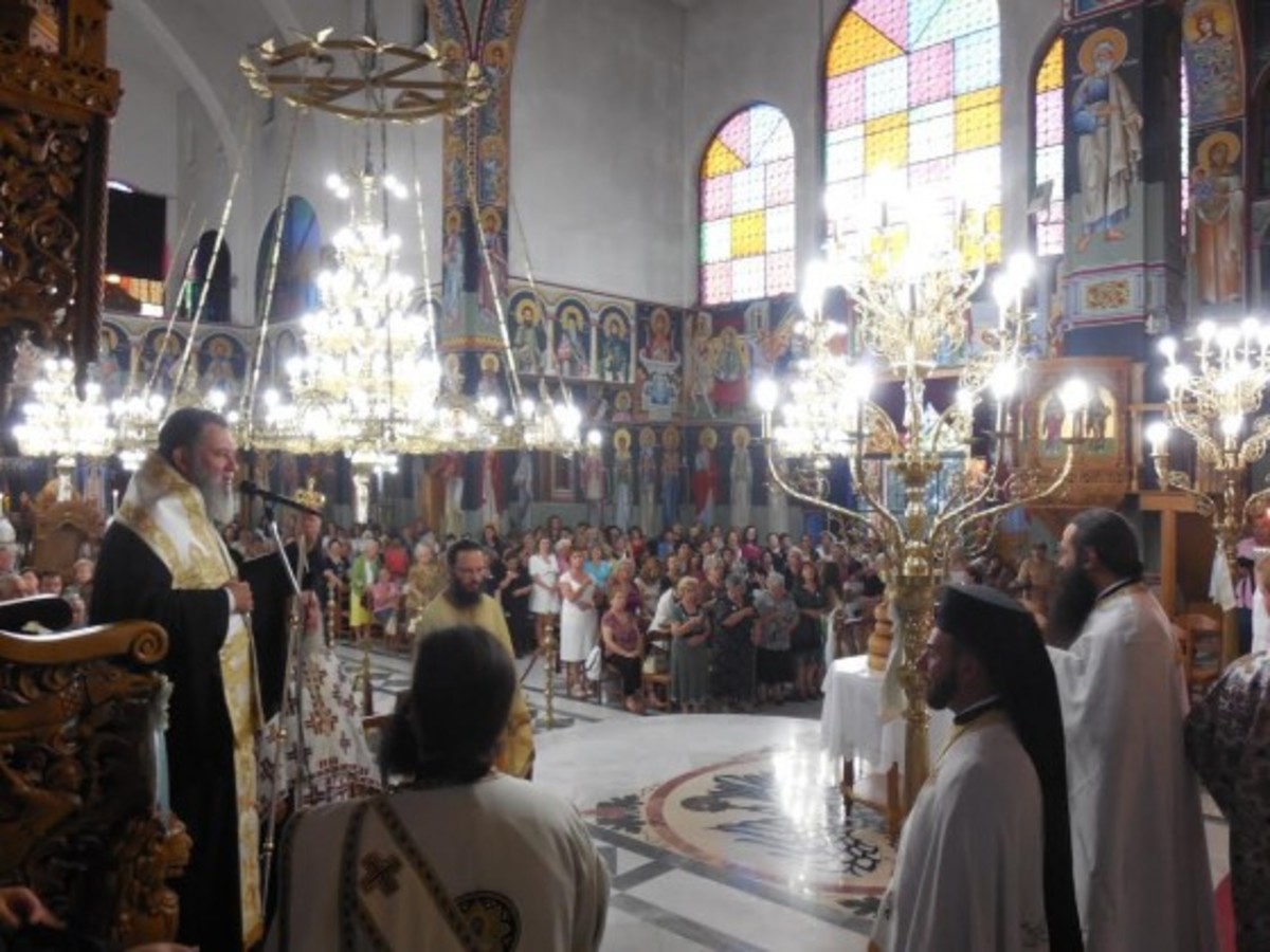 Με μεγαλοπρέπεια η εορτή της Αγίας Μαρίνας στη Χαλκίδα