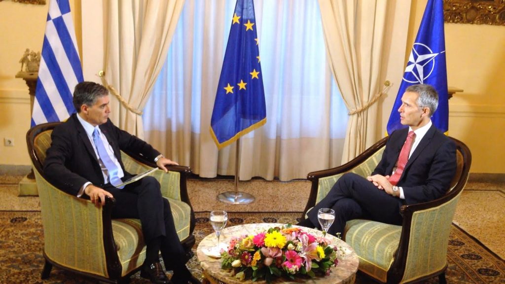 Ο Γενικός Γραμματέας του ΝΑΤΟ Γενς Στόλτενμπεργκ στο OnAlert