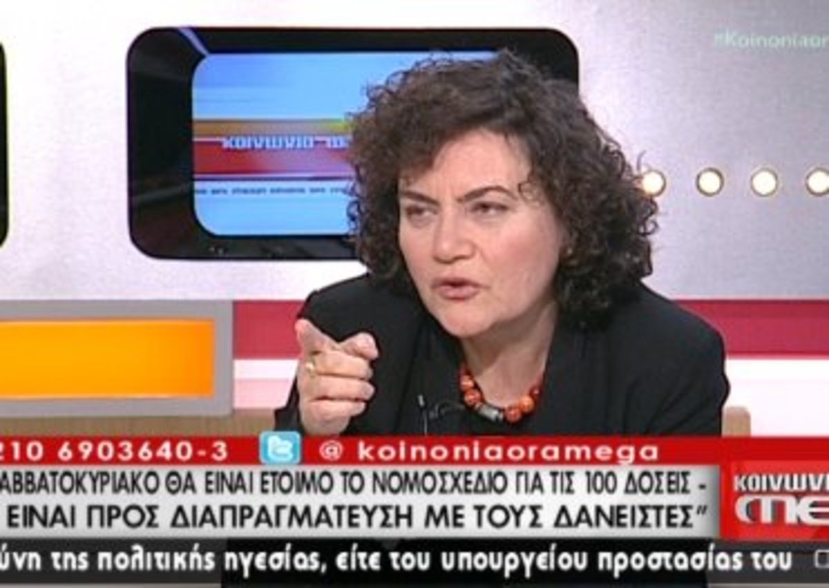 Βαλαβάνη για κυβερνητικές ρυθμίσεις