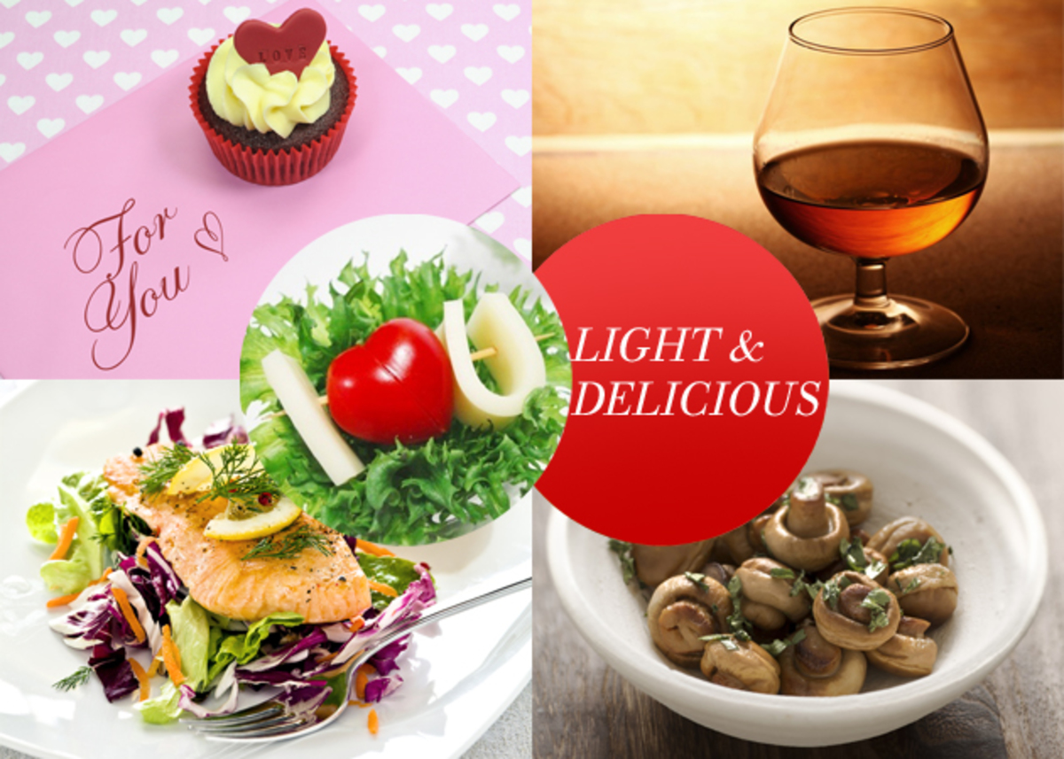 Love Bites! Συνταγές για ένα ρομαντικό δείπνο του Αγίου Βαλεντίνου με λιγότερες από 230 θερμίδες