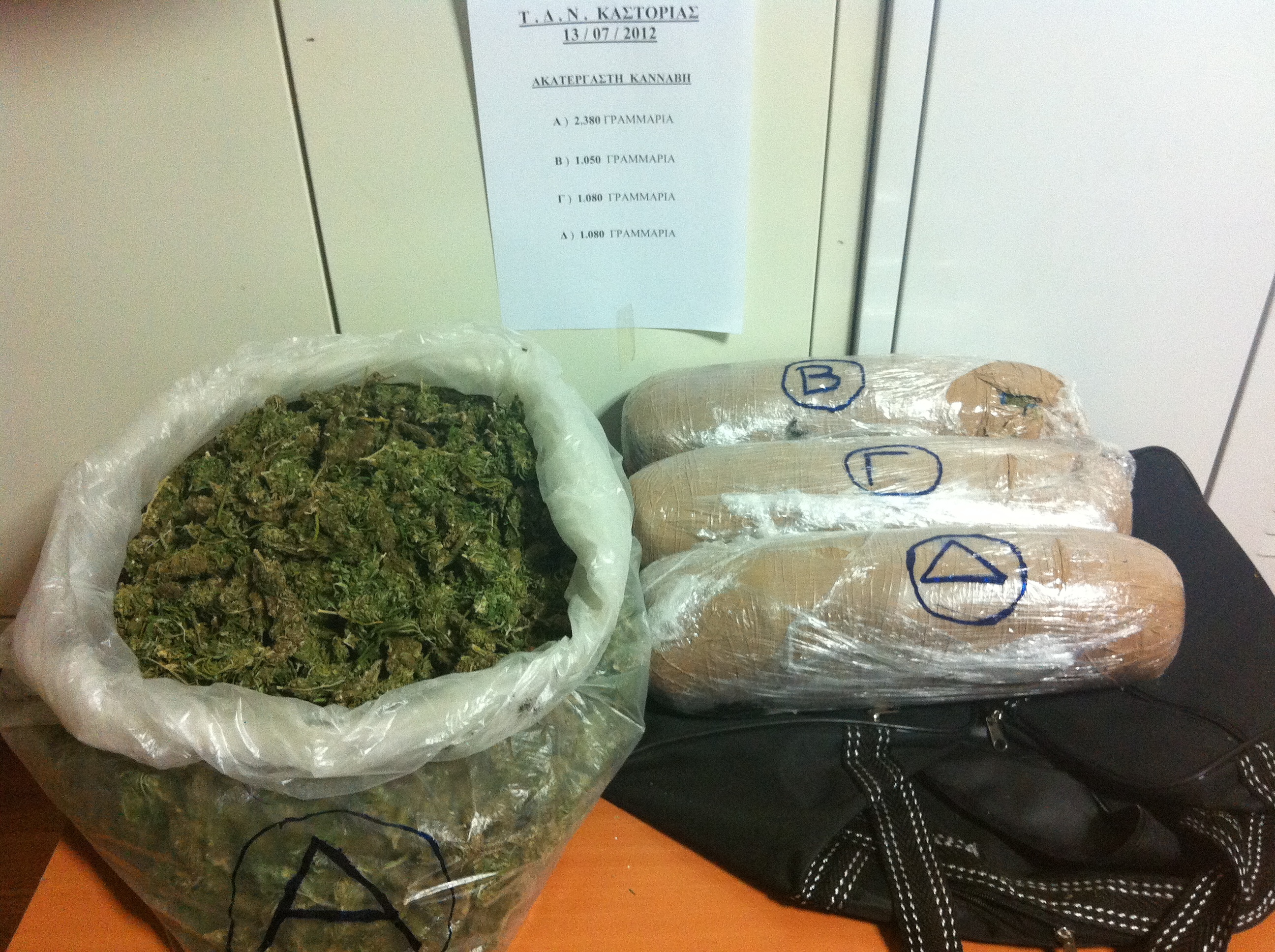 Καστοριά: Πέρασε τα σύνορα με μια βαλίτσα γεμάτη χασίς