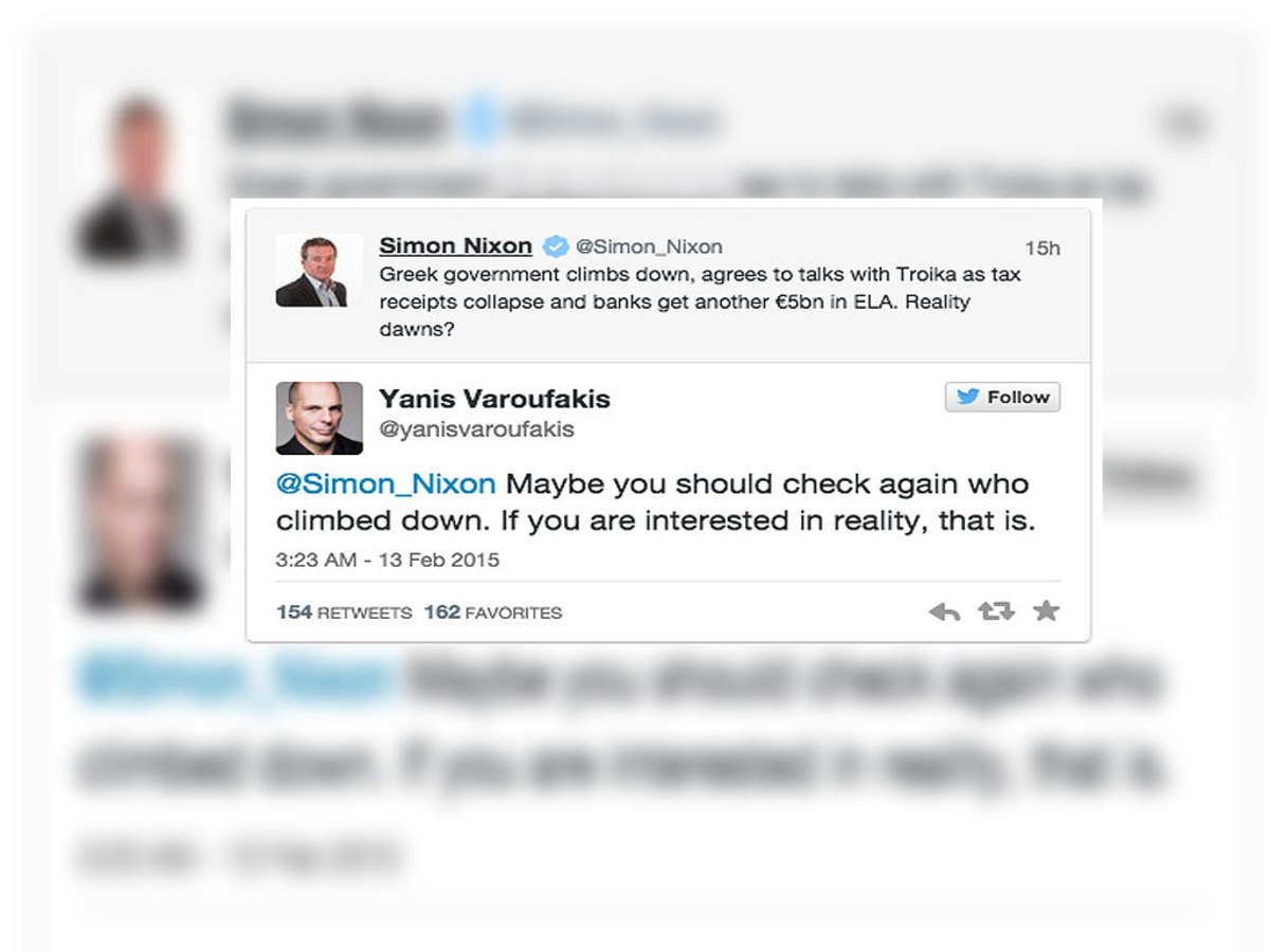 Νέος καυγάς Βαρουφάκη με δημοσιογράφο της WSJ στο Twitter