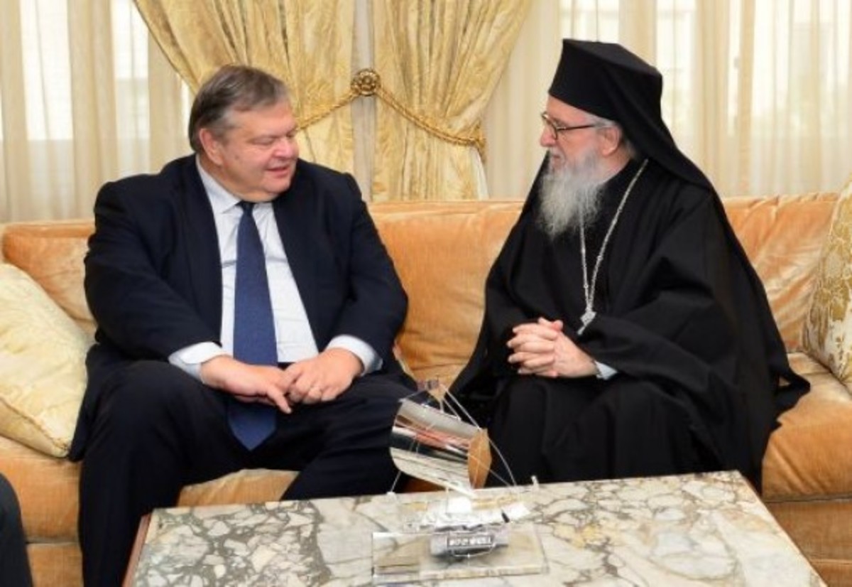 Μήνυμα αισιοδοξίας από τον Αρχιεπίσκοπο Αμερικής στη συνάντηση με τον Ε. Βενιζέλο
