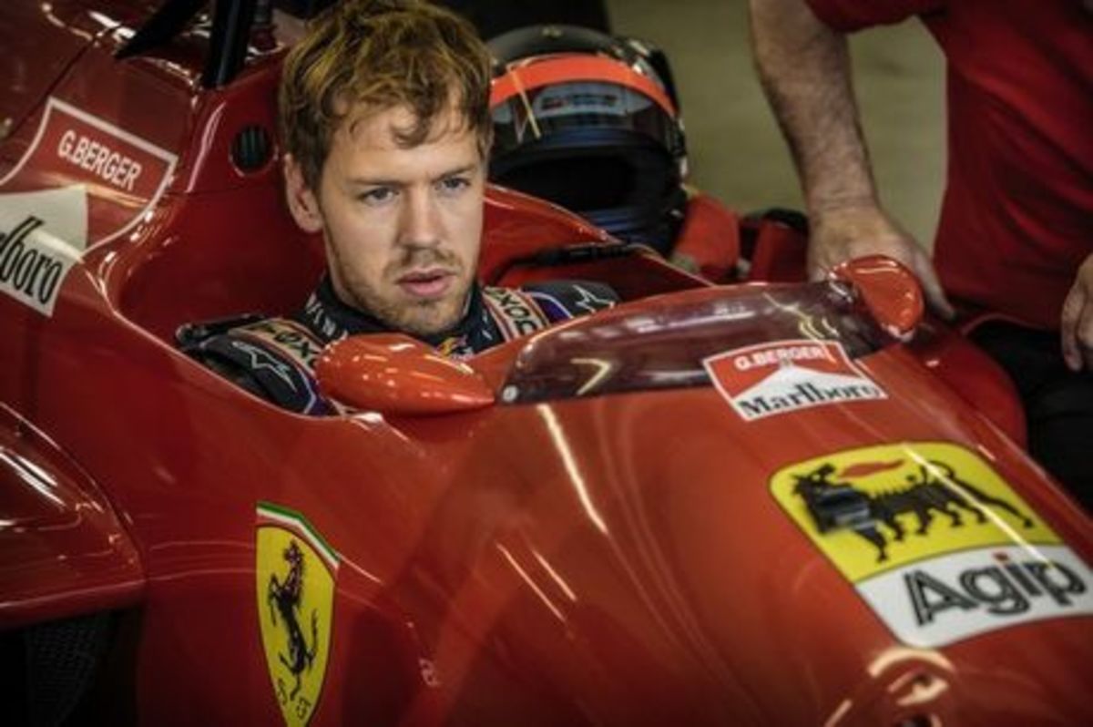 F1: Ο Sebastian Vettel με μονοθέσιο της Ferrari! (VIDEO)