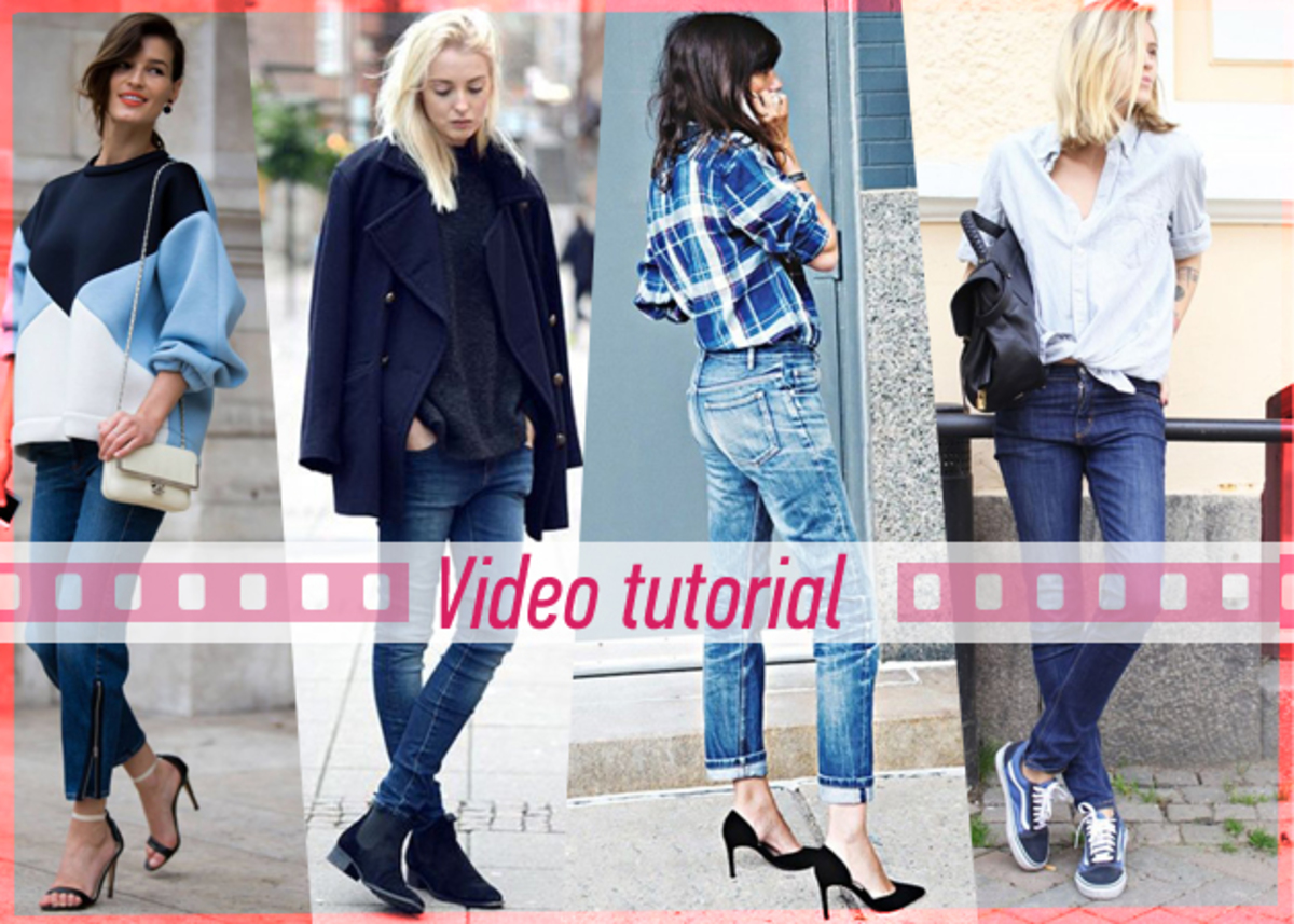 Επτά stylish τρόποι να φορέσεις το αγαπημένο σου τζιν παντελόνι (ΒΙΝΤΕΟ)