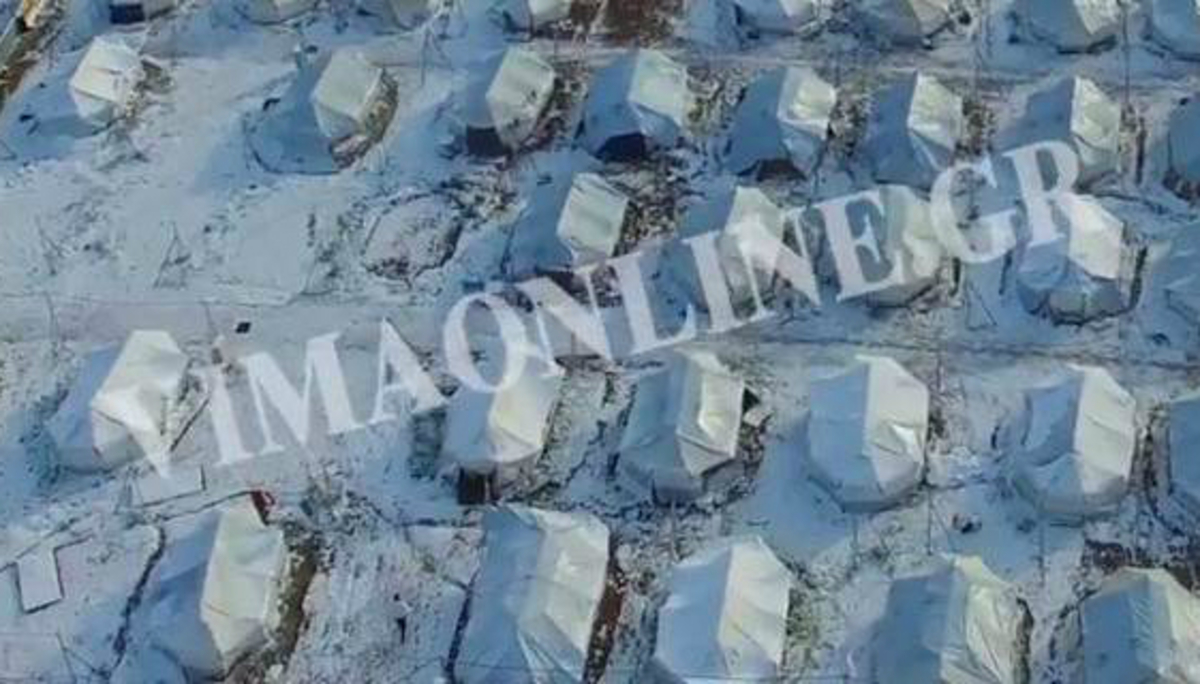 Βίντεο ντοκουμέντο: “Πνίγονται” στο χιόνι και ξαπαγιάζουν οι πρόσφυγες στο Ελληνικό