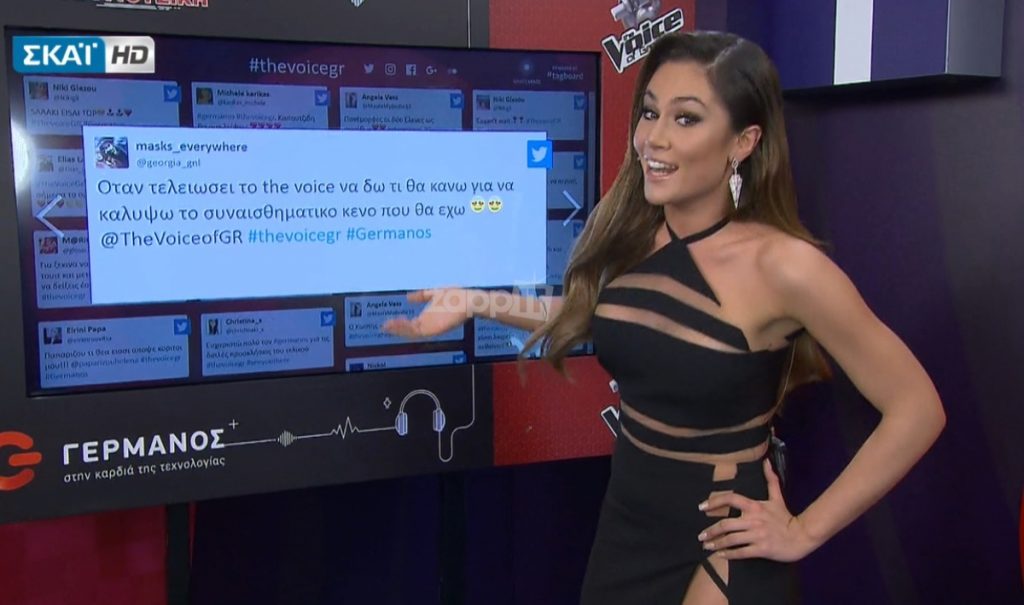 Μοίρασε εγκεφαλικά η Έλενα Τσαγκρινού! Άνοιξε το φόρεμα της και φάνηκαν όλα! [vid]