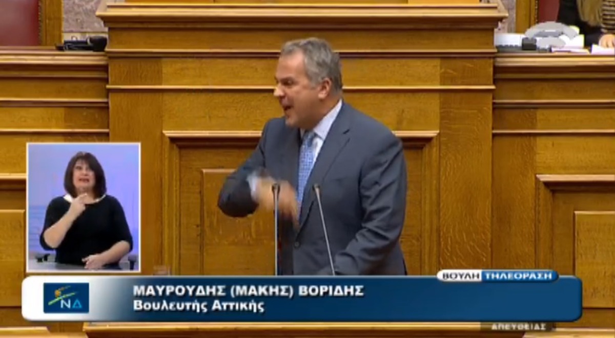 Βορίδης στη Βουλή