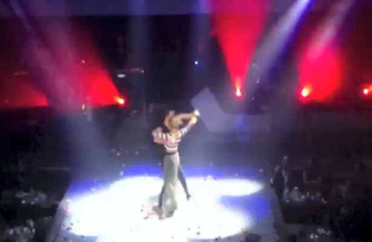 Ποιός παίκτης από το Dancing έκανε πρόβα χορού πάνω στη πίστα;