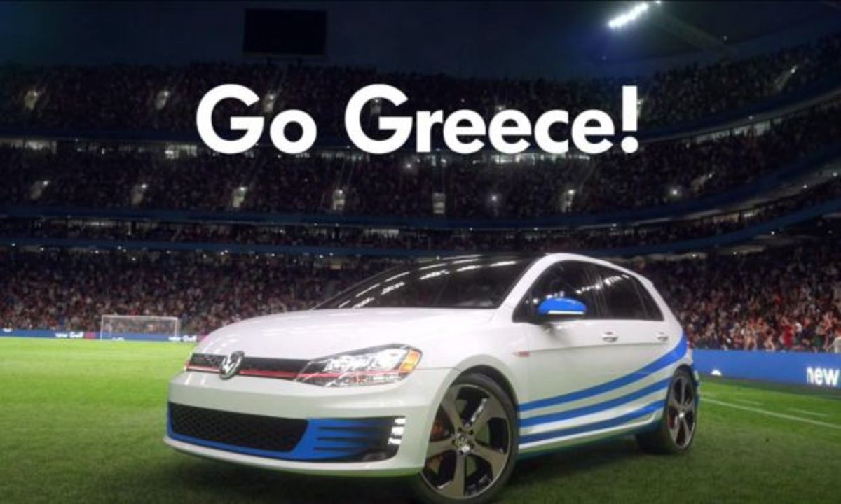 H VW και το Golf GTI πανηγυρίζουν τα γκολ της Ελλάδας στο μουντιάλ (VIDEO)